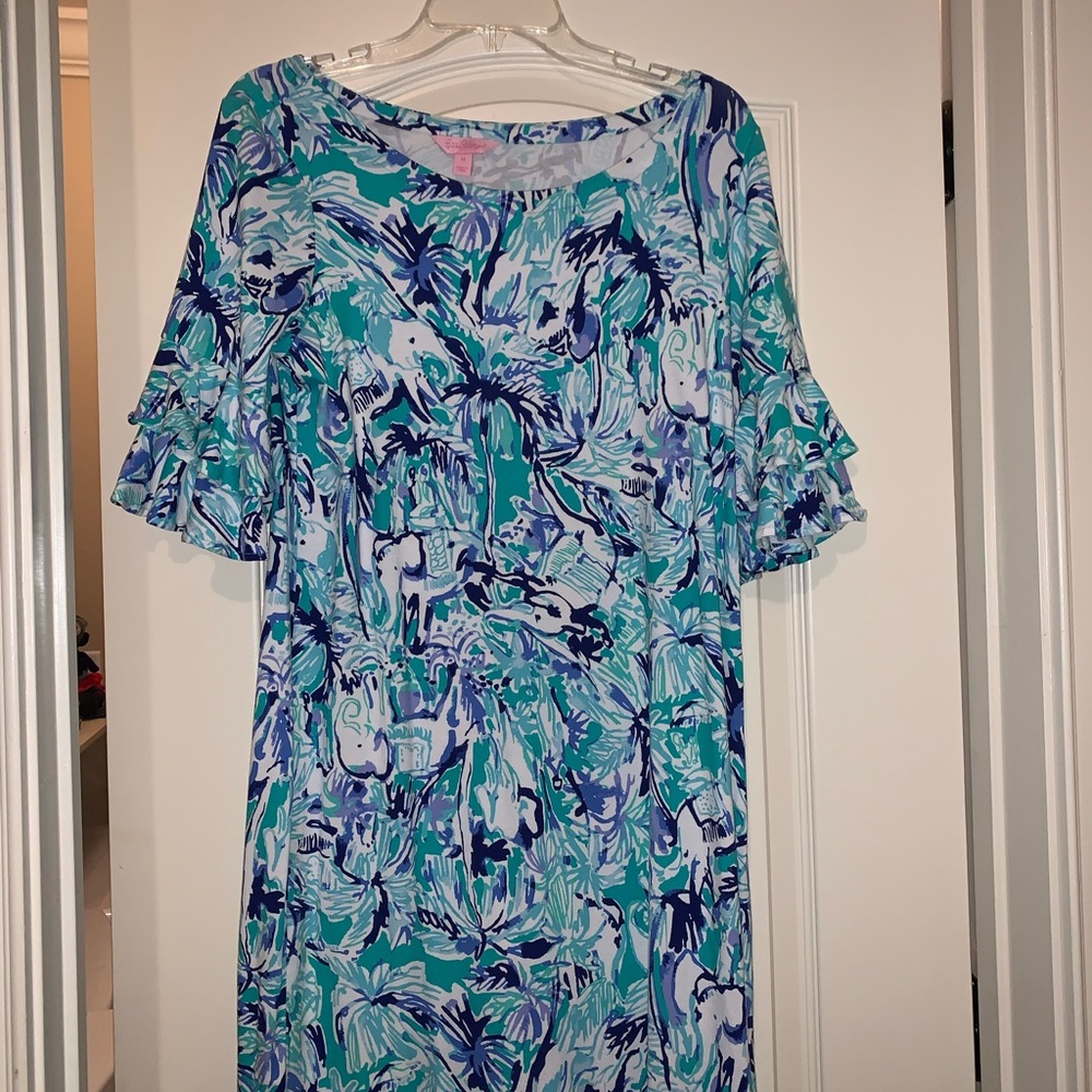 NWOT Lula Dress Elephant Appeal M
